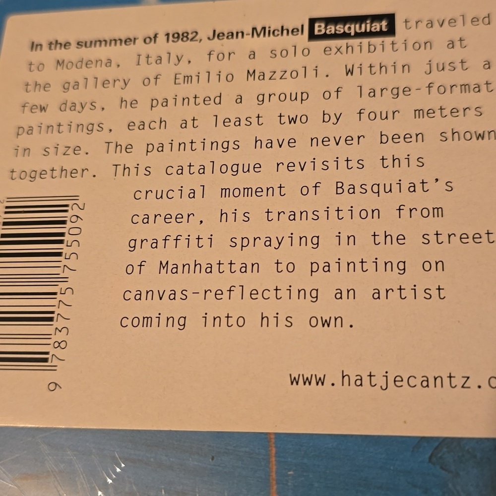 ❤️BUY 2 GET 1 FREE Basquiat: The Modena Paintings, Retail Price $49.95 BNWT - Picture 10 of 13
